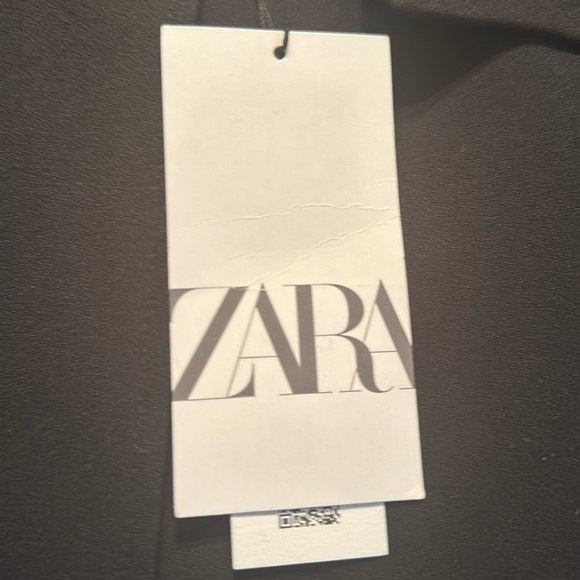 New ZARA TAILORED DOUBLE BREASTED BLAZER Black | Size Large - Picture 16 of 16